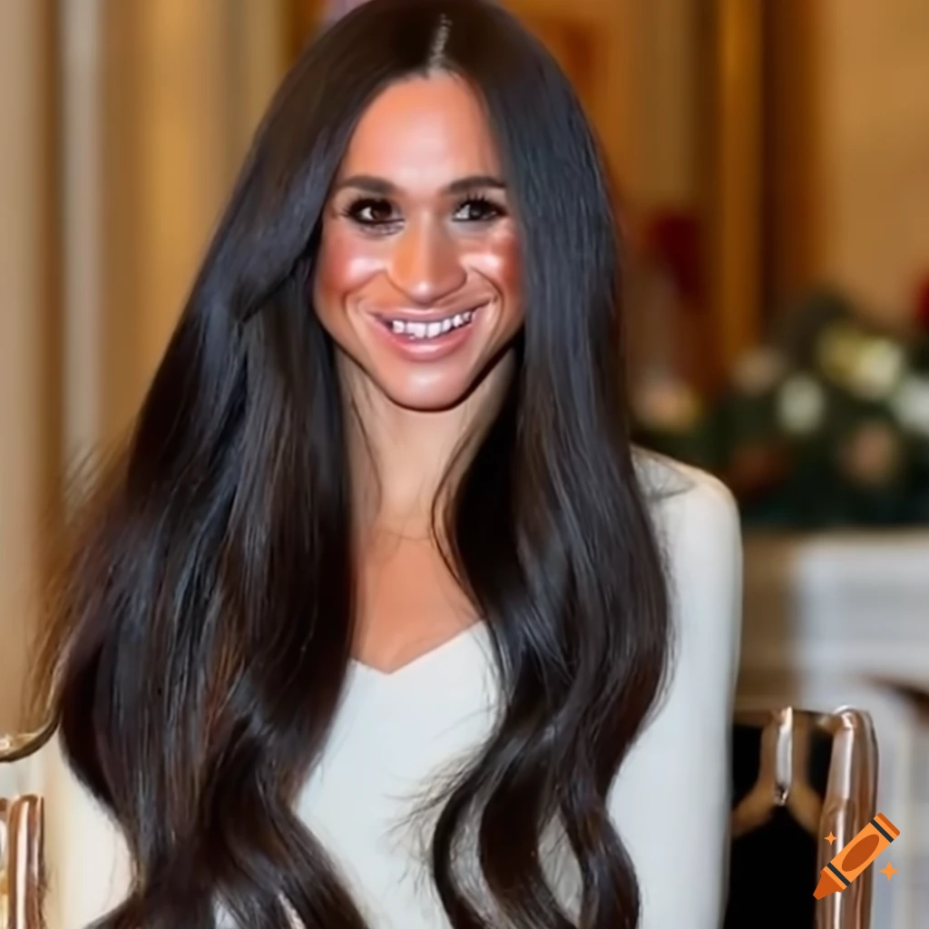 Hairstylist styling long hair on a display stand on Craiyon