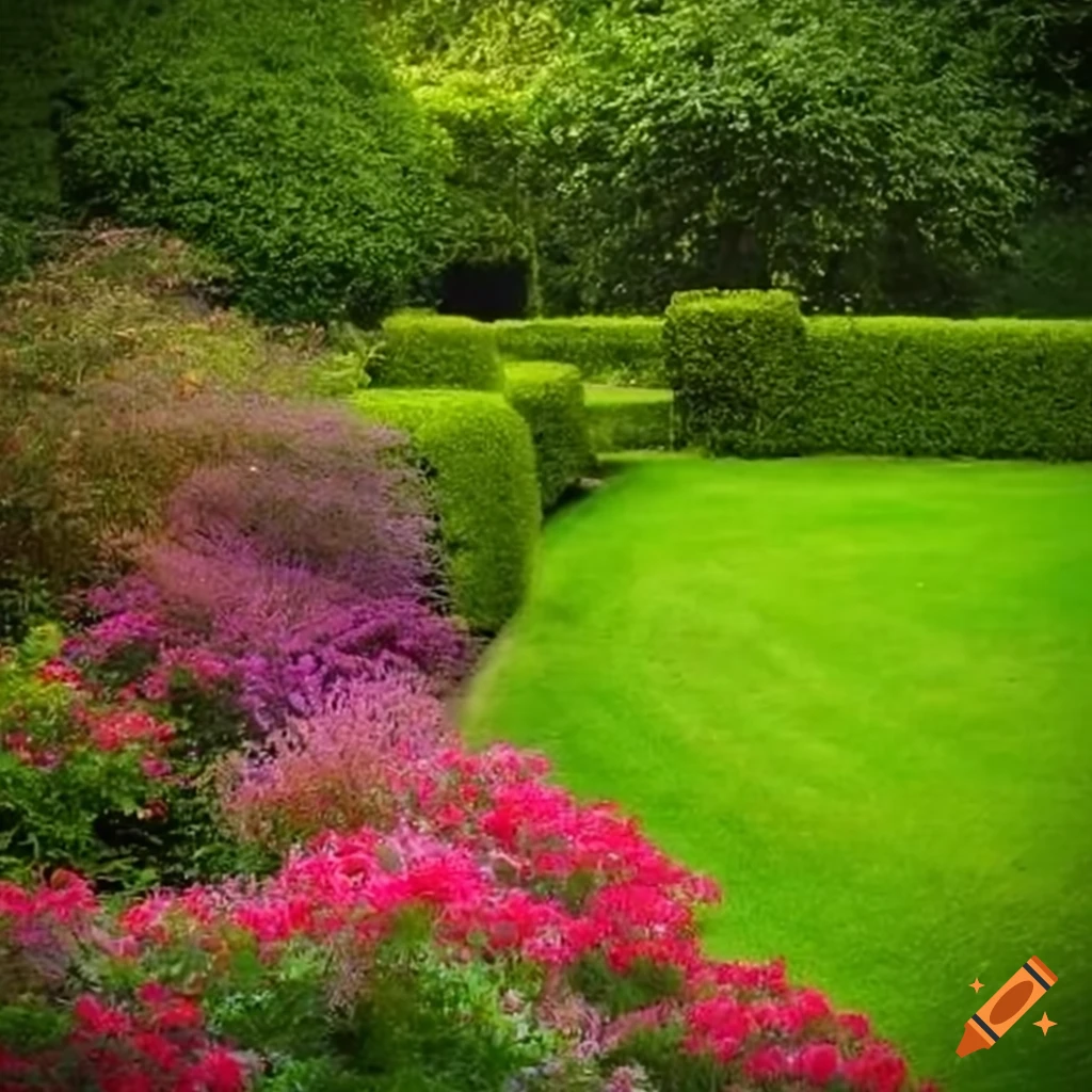 beautiful garden landscape