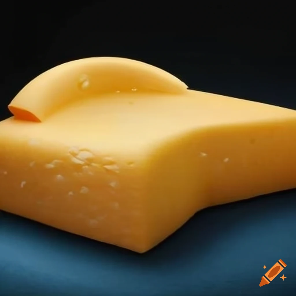 Unique couch made of swiss cheese