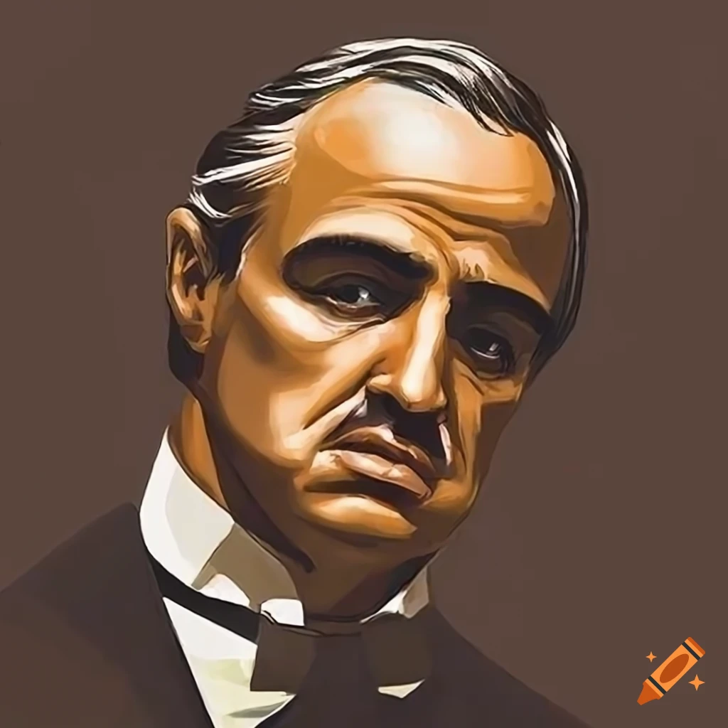 Poster of the movie the godfather on Craiyon