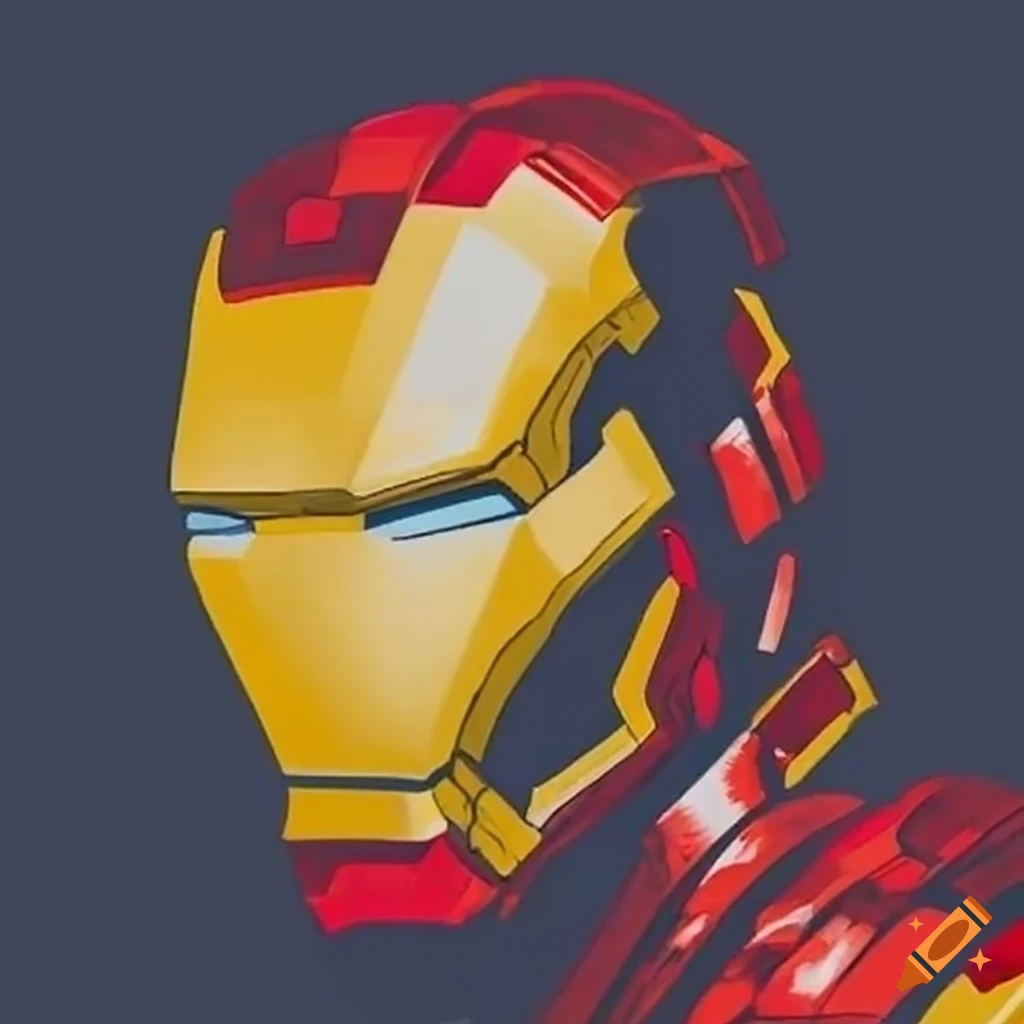 Iron Man painted in a patriotic don't tread on me flag