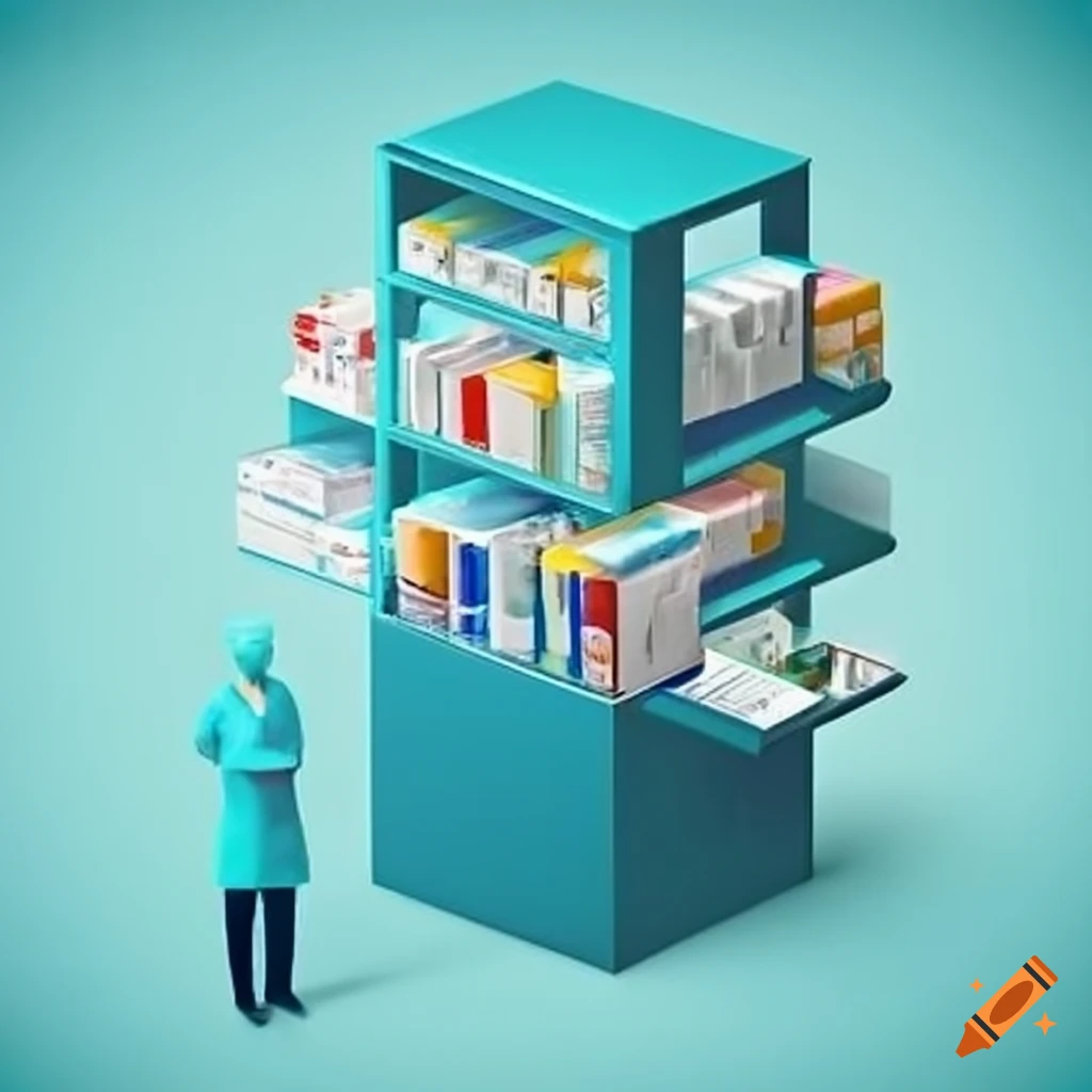 pharmacist working in a hospital