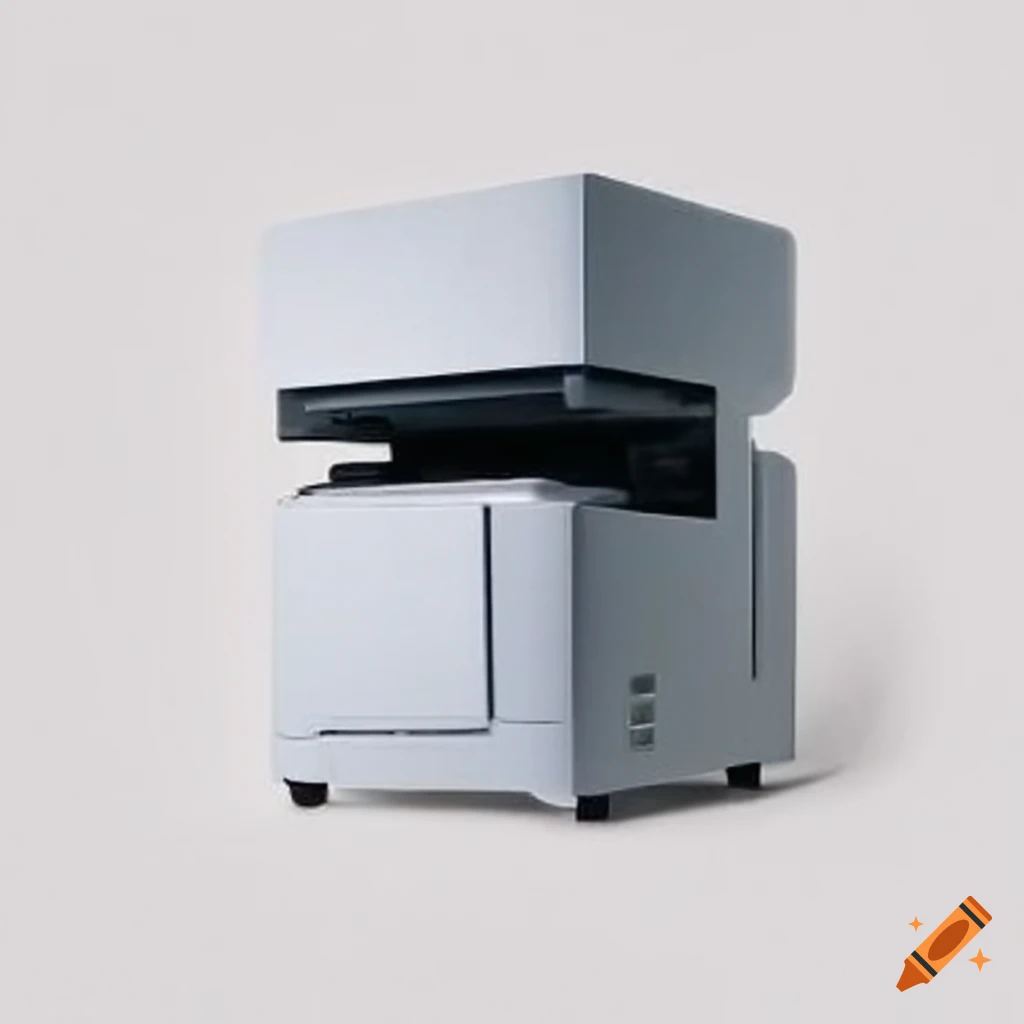 White printer printing cards on Craiyon