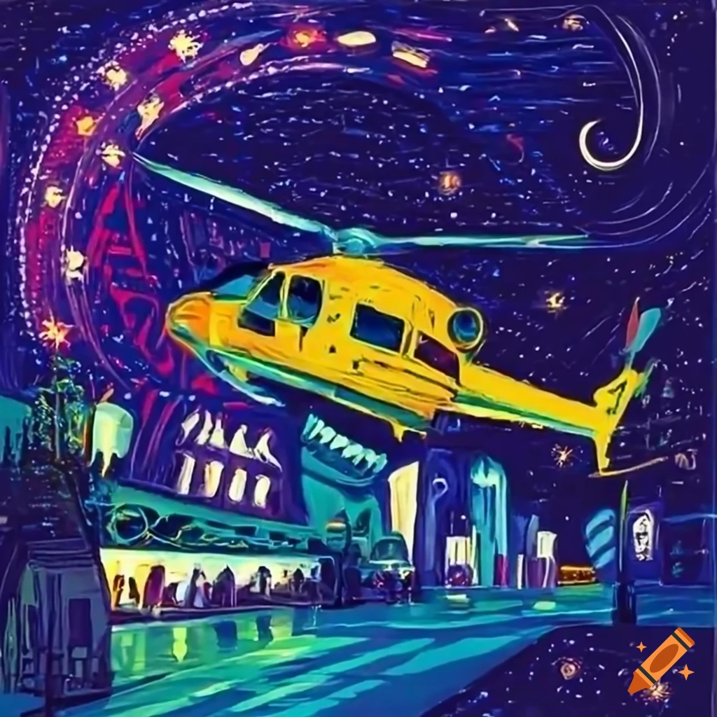 ticket for helicopter night ride in Las Vegas