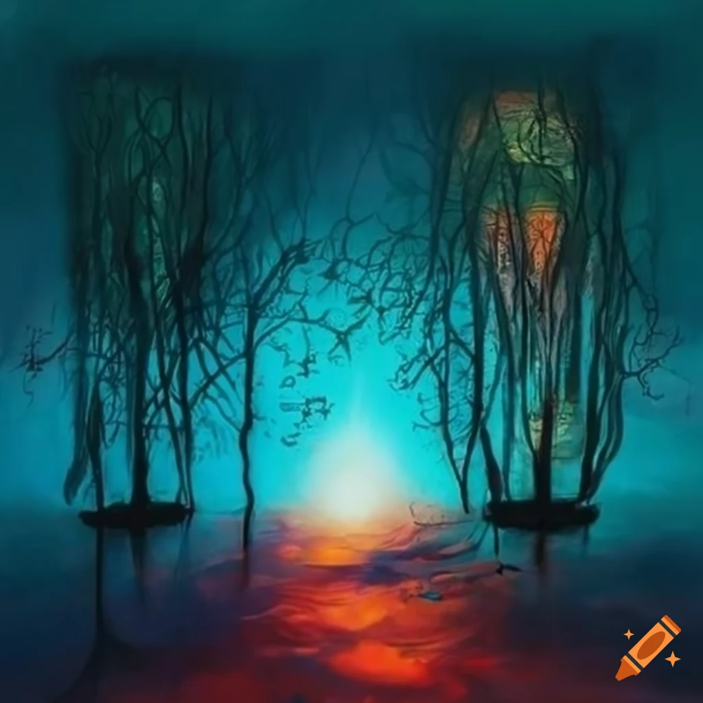 artwork depicting a deep connection between two individuals