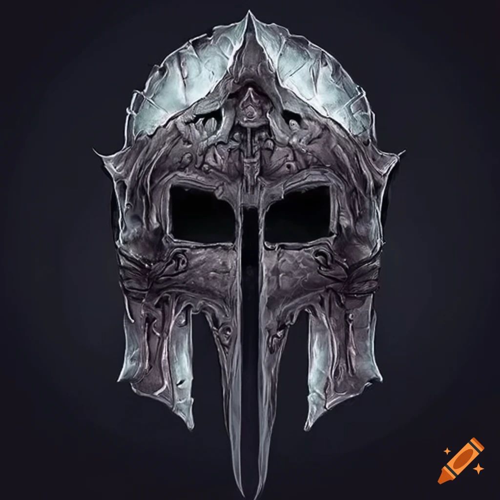 evil knight helmet