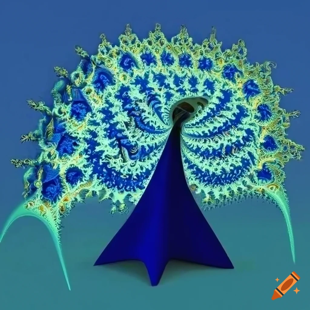 sculpture of a peacock by Alexander Calder