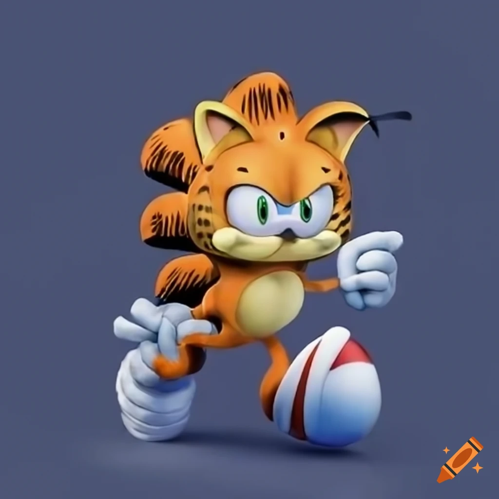 sonic and garfield characters