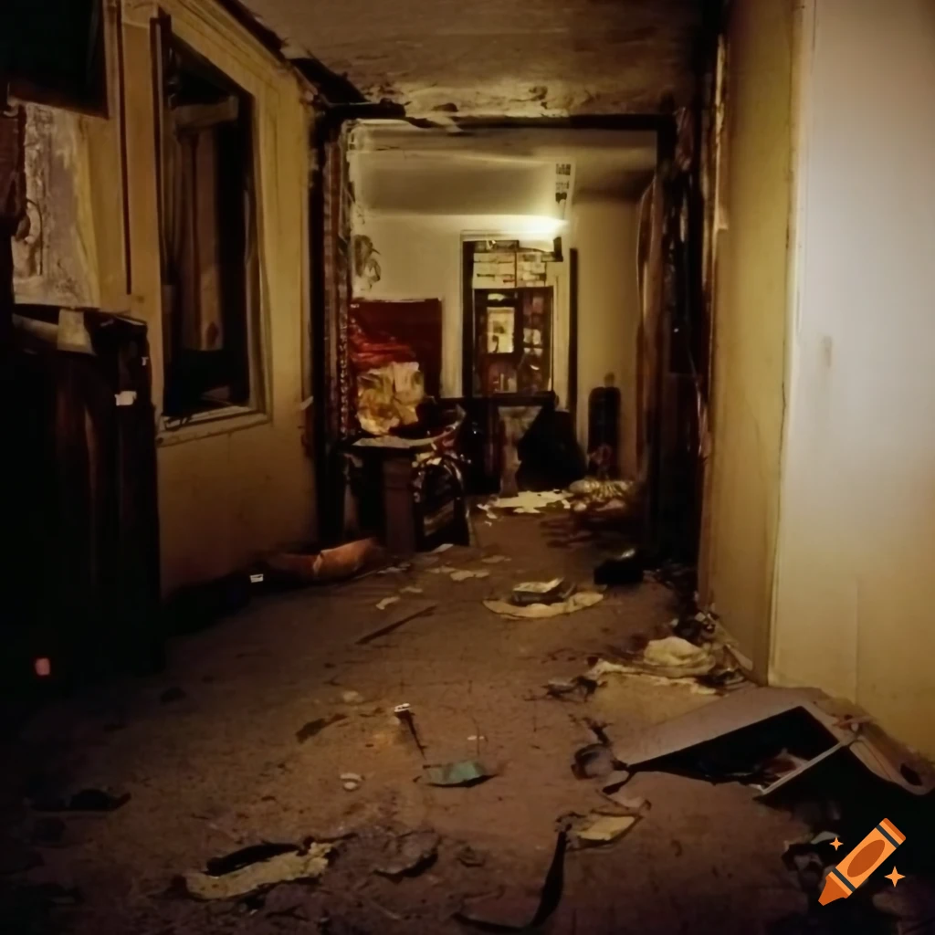 grind house corridor in New York in the 1980s