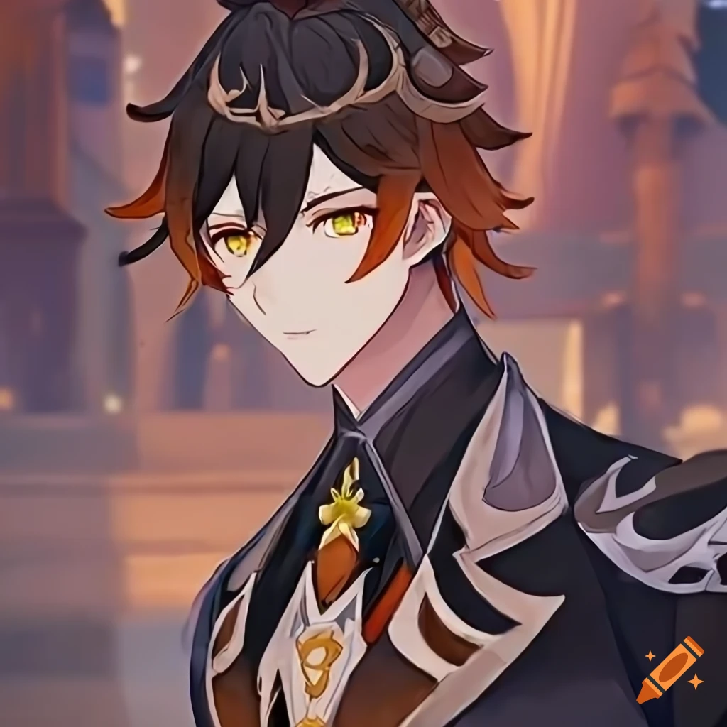 Image of genshin zhongli on Craiyon