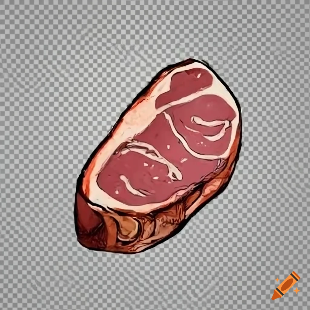 Red meat seamless texture on Craiyon
