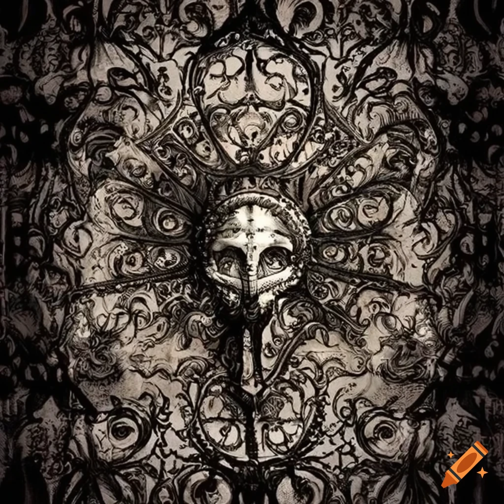 Dark 'n Death, death, tattoo, black, evil, face, white, HD wallpaper |  Peakpx