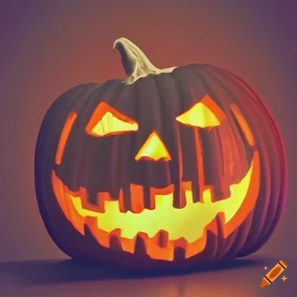 Jack o lanterns on display