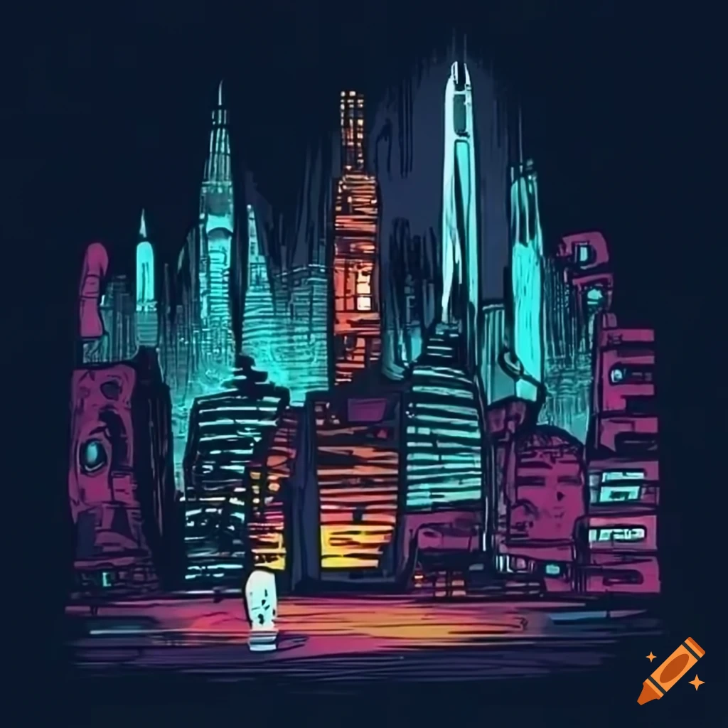 Cityscape With Roaming Robots In A Post apocalyptic Setting On Craiyon cityscape-with-roaming-robots-in-a-post-apocalyptic-setting-on-craiyon