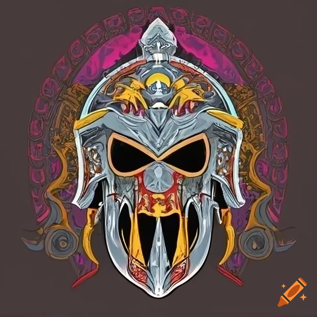 evil knight helmet