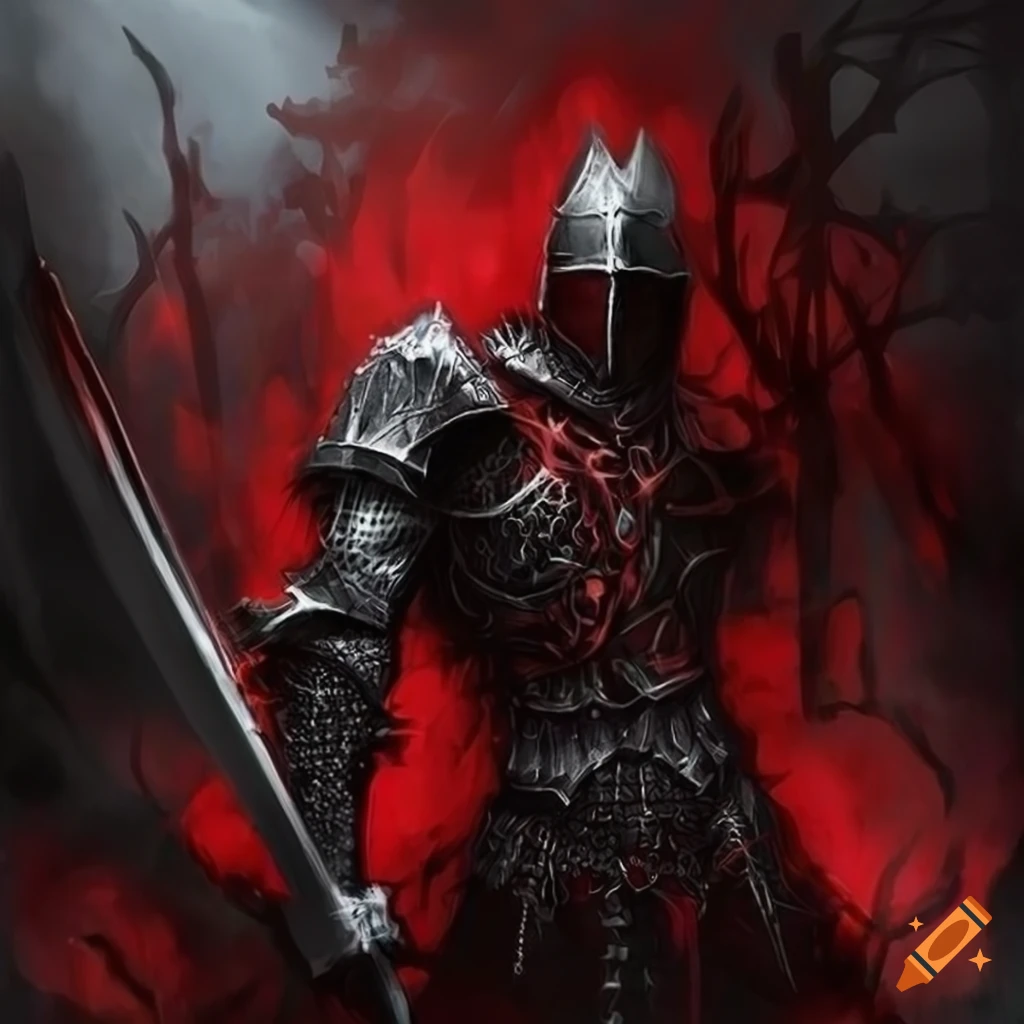sinister gothic knight artwork