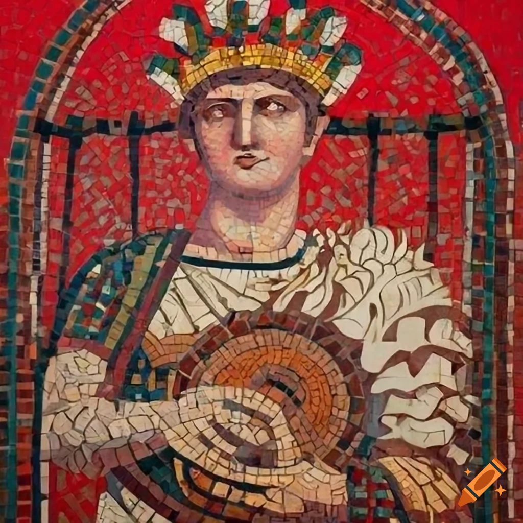 Mosaic Of Nero Playing The Lyre With Solar Crown spotlight-on-melvin-tennant-president-ceo-meet-minneapolis