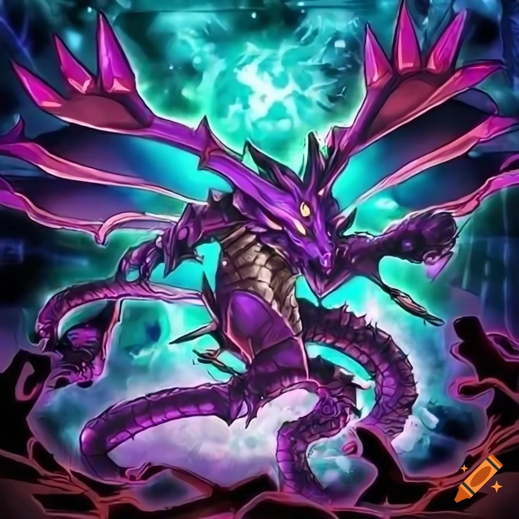 Yu gi oh Card Art Of The Four Elements Dragon On Craiyon