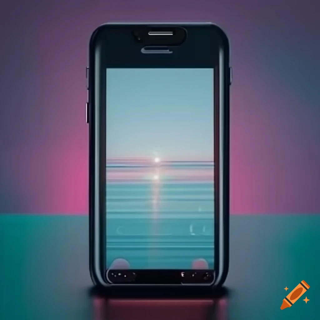 interstitial display ad for mobile phone with client's name and tagline