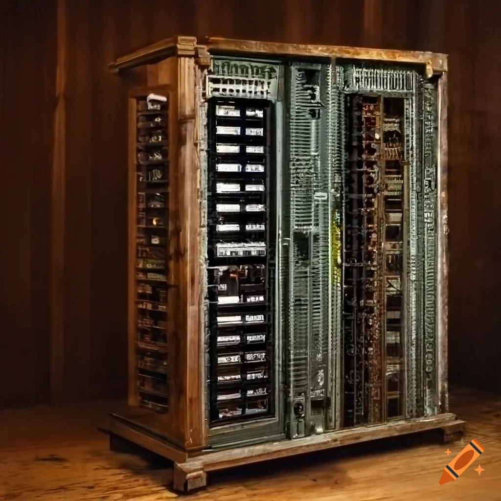 Vintage server on craiyon