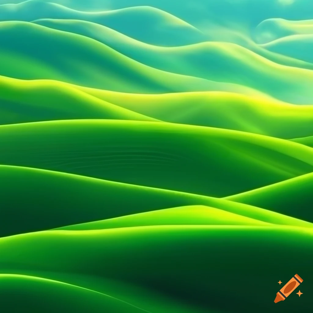green rolling hills wallpaper background