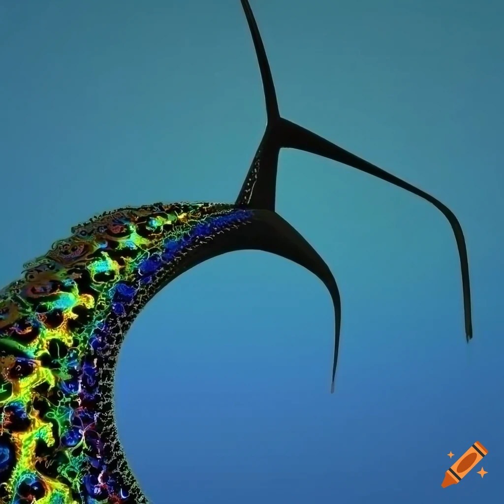 sculpture of a peacock by Alexander Calder