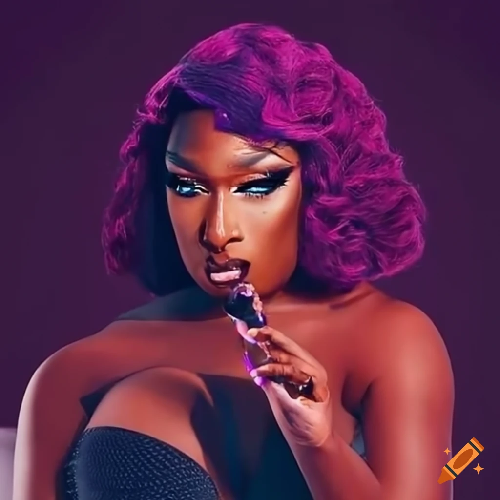 Megan thee stallion enjoying the night in los angeles on craiyon
