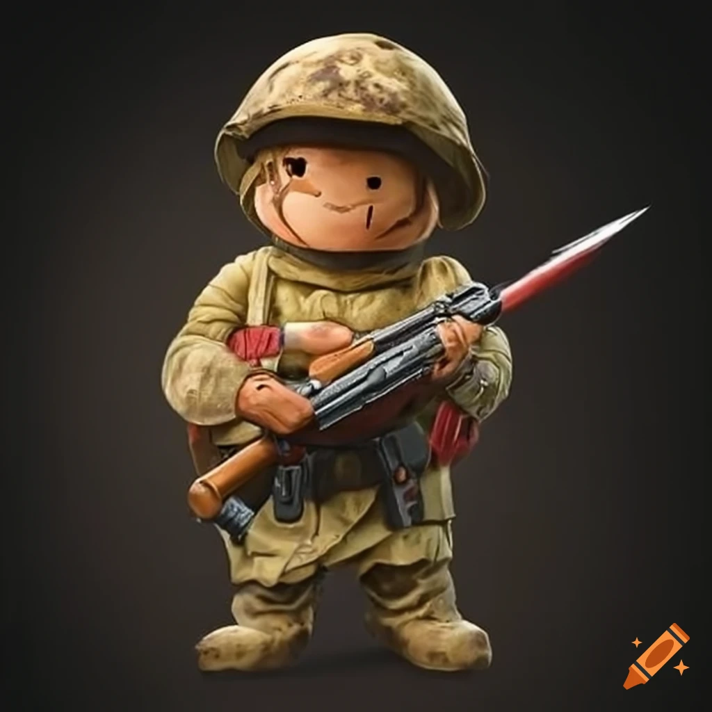 image of a potato soldier
