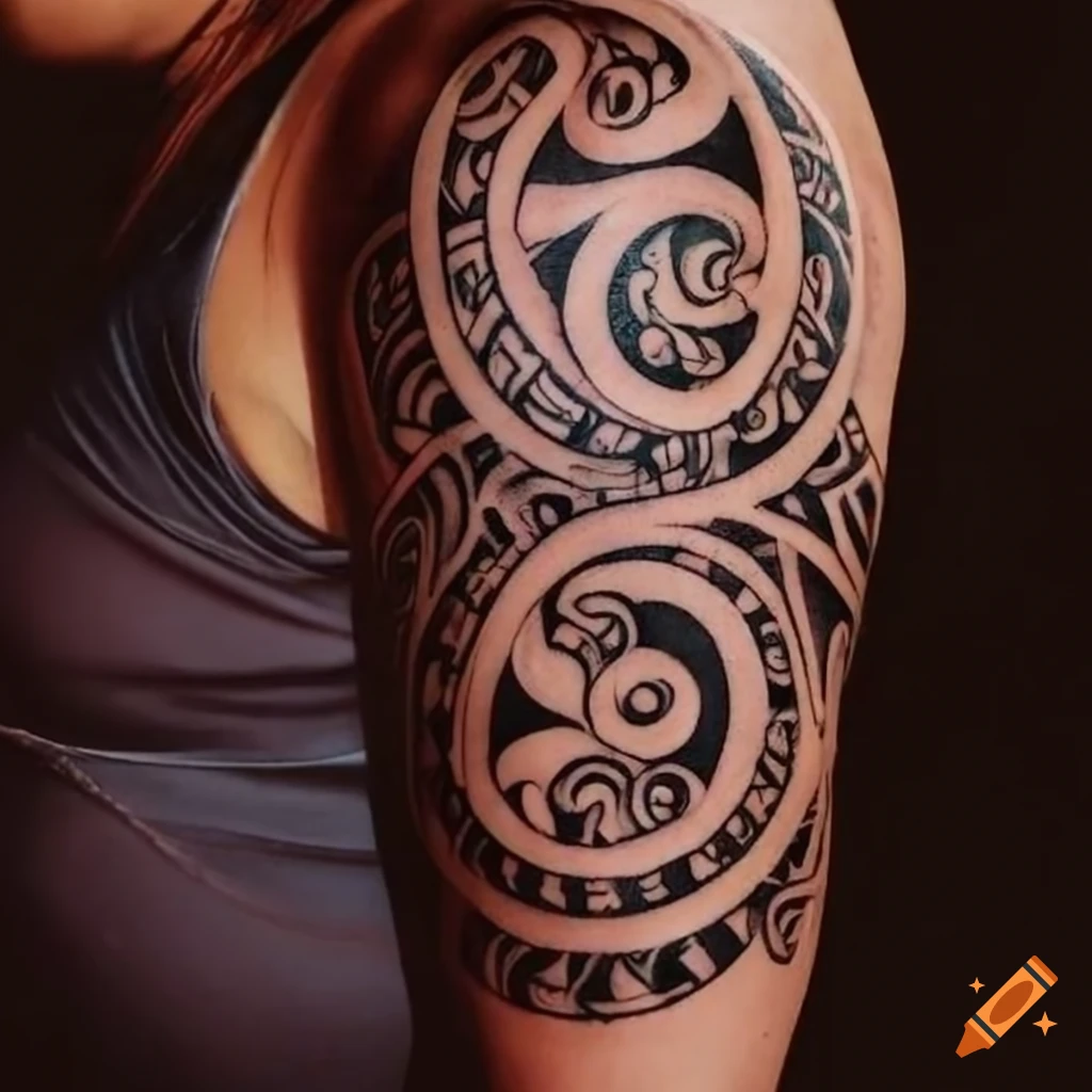 Original Maori tribal tattoo design with shading Mouse Pad | Zazzle.co.nz