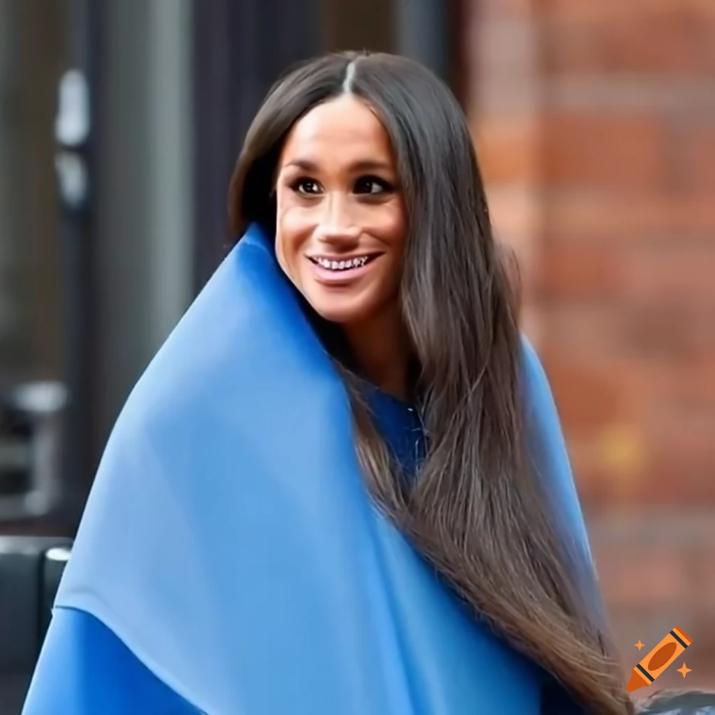 Meghan Markle in a barbershop getting a haircut