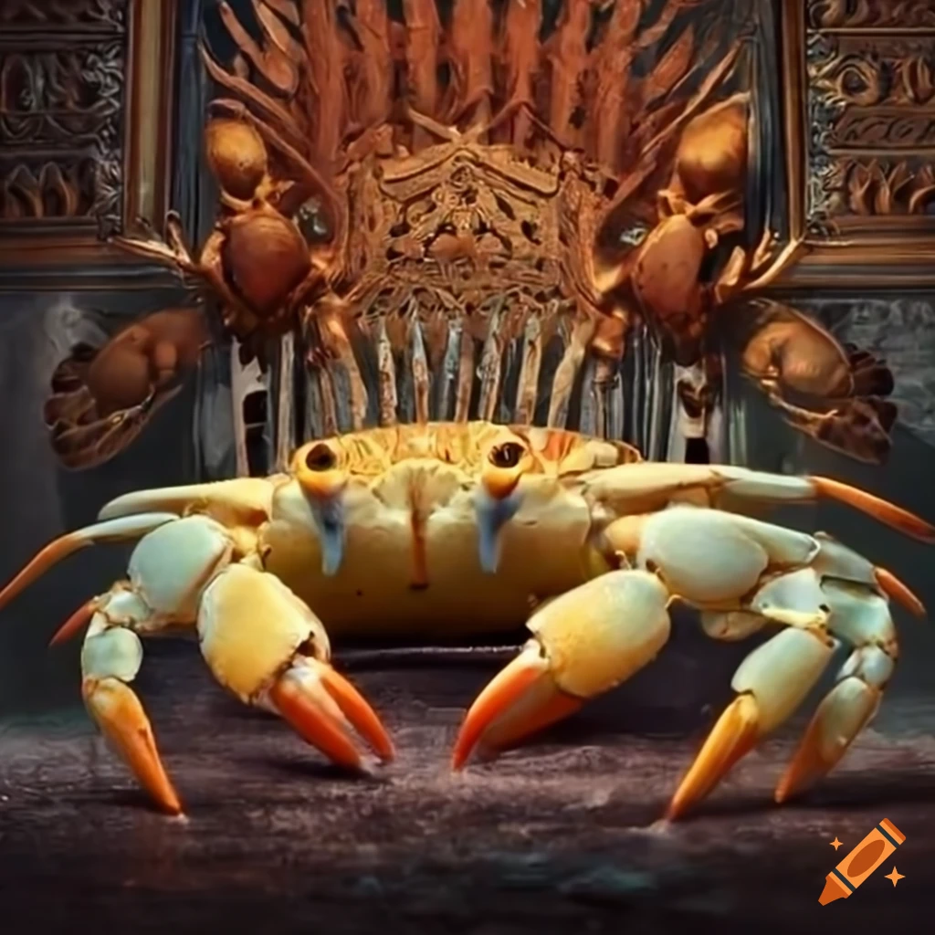 image of a crab on a throne of lies