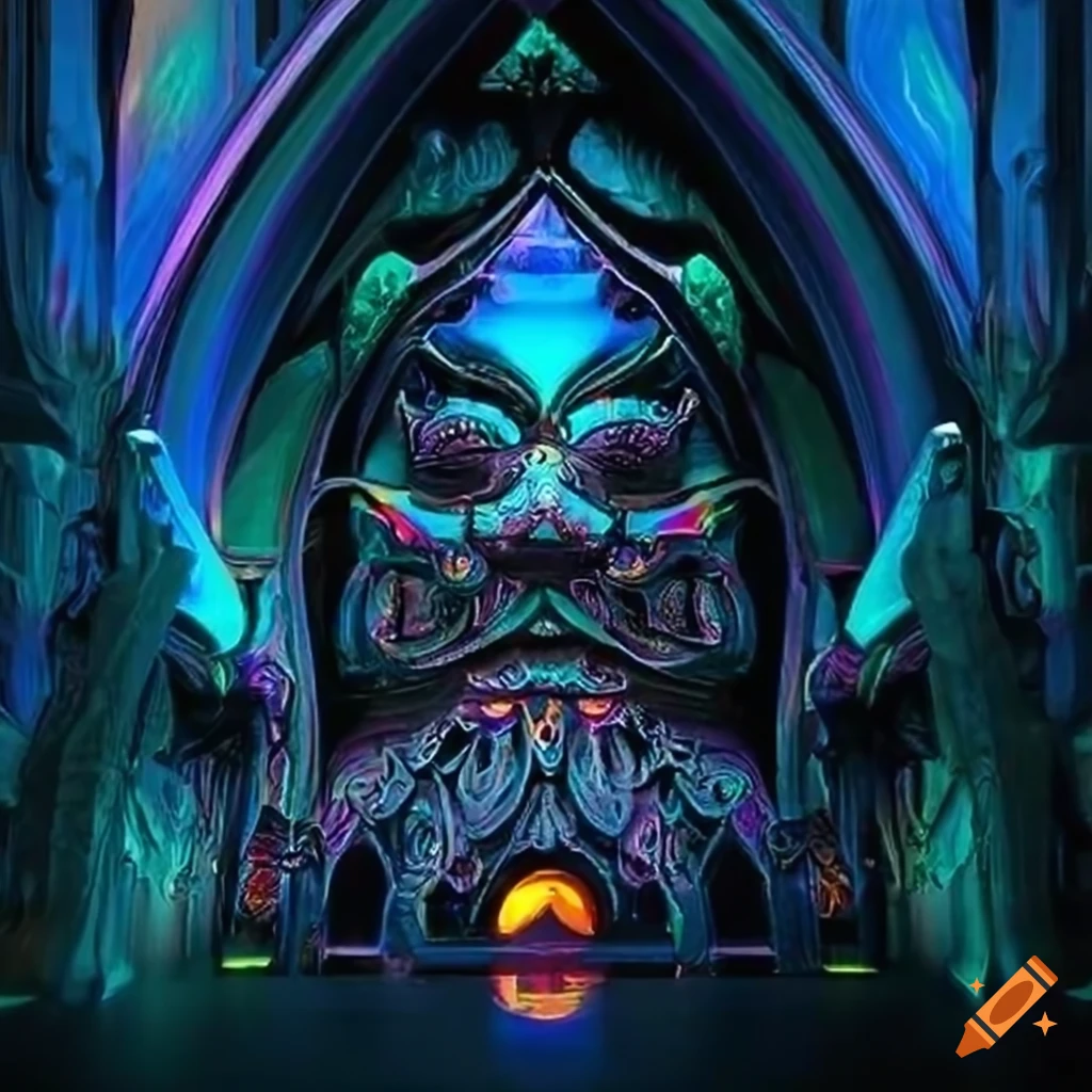 Prismatic 'Architectural Stave carving' Zelda art