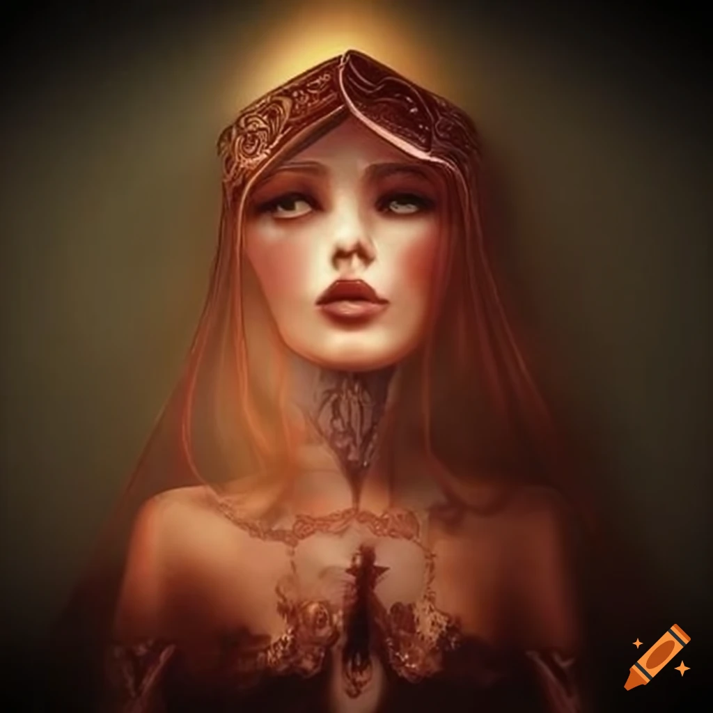 Nouveau coffin on Craiyon