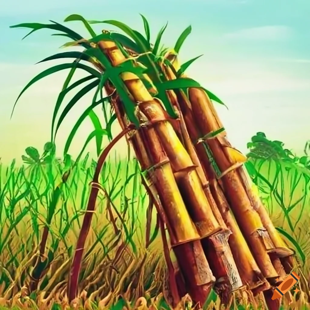 How to draw sugarcane 🌱plant easy/medicinal plant /herb/EVS for  kids/science#sugarcaneআখ গাছ আকা#আখ - YouTube