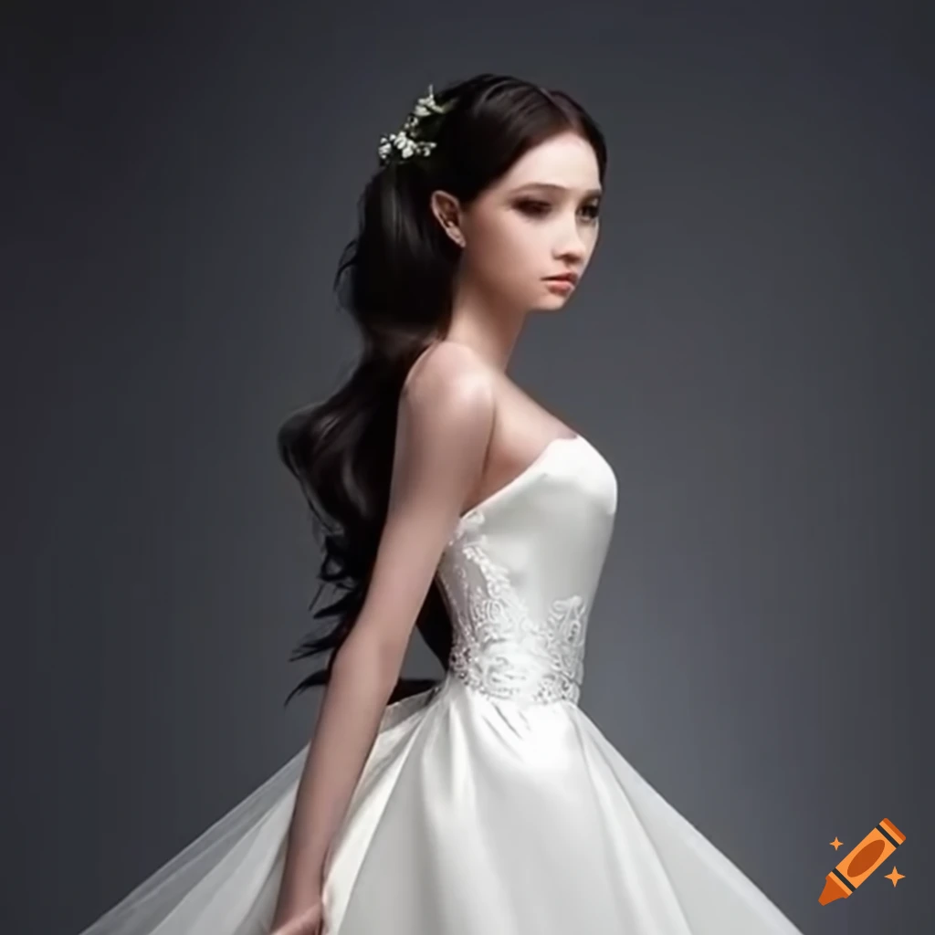 simple bride simple korean wedding dress | TikTok