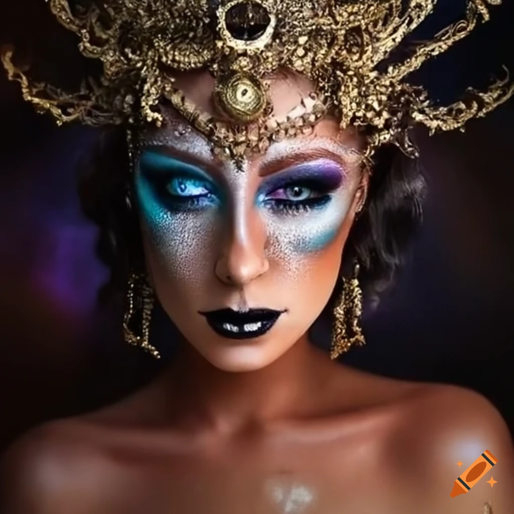 sea goddess makeup