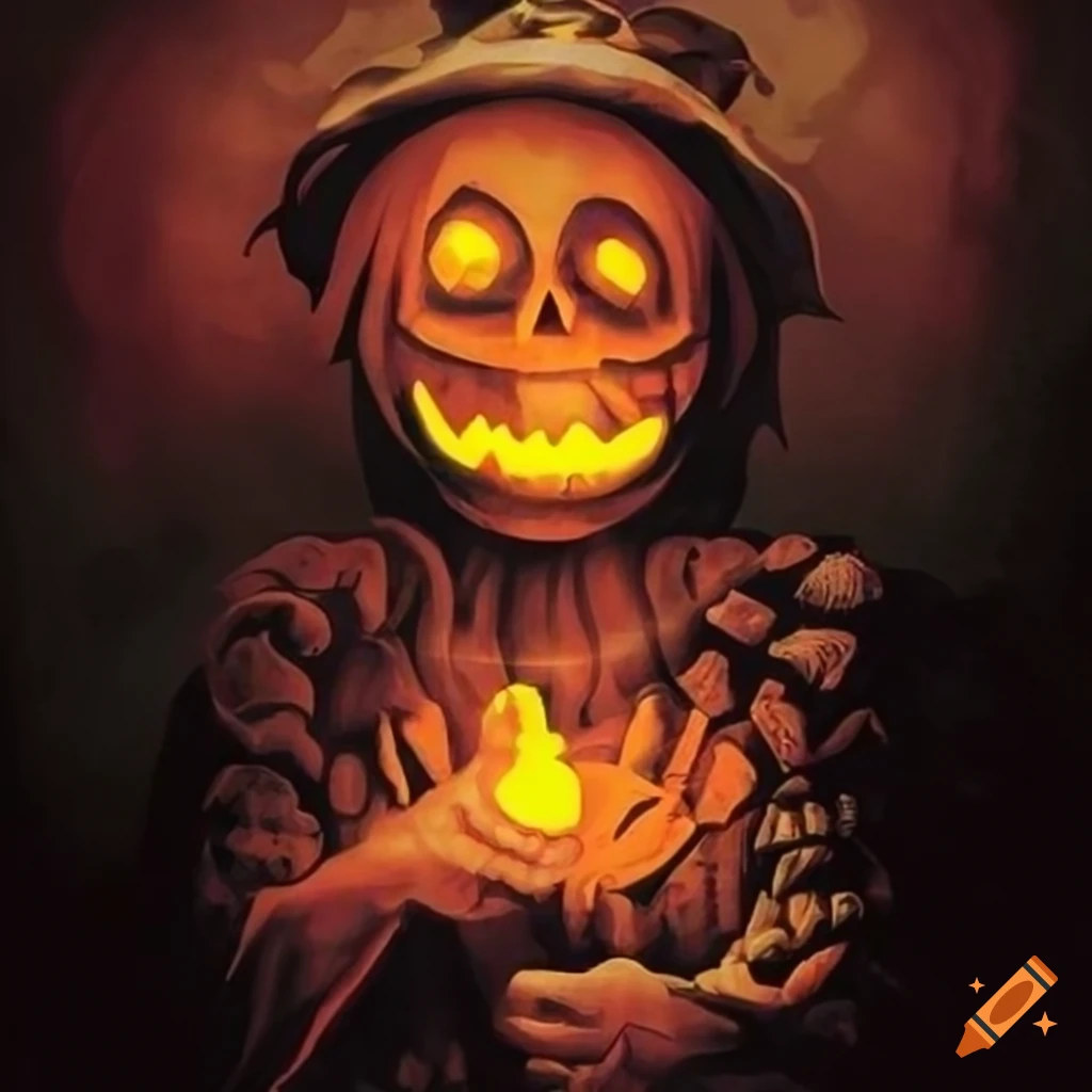 Vintage halloween art poster on craiyon