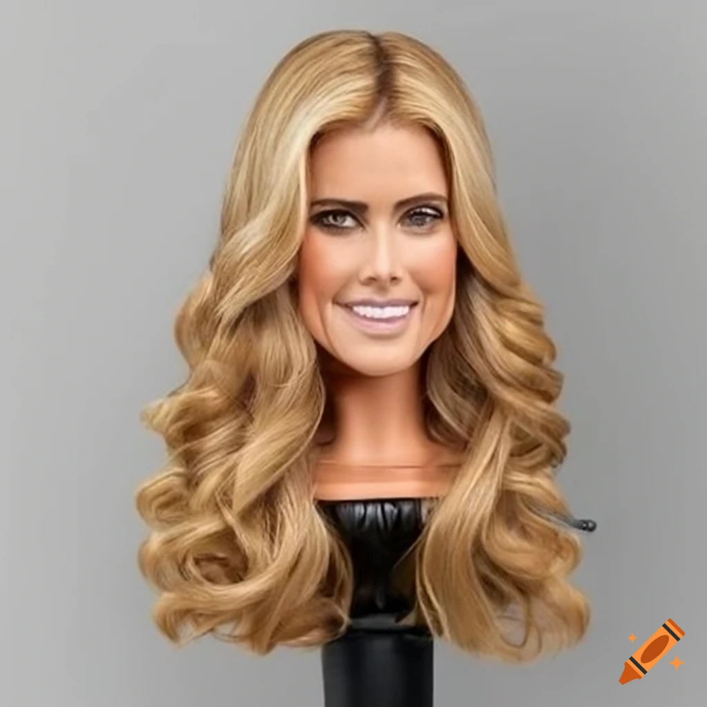 Christina El Moussa styling head for long hair enthusiasts