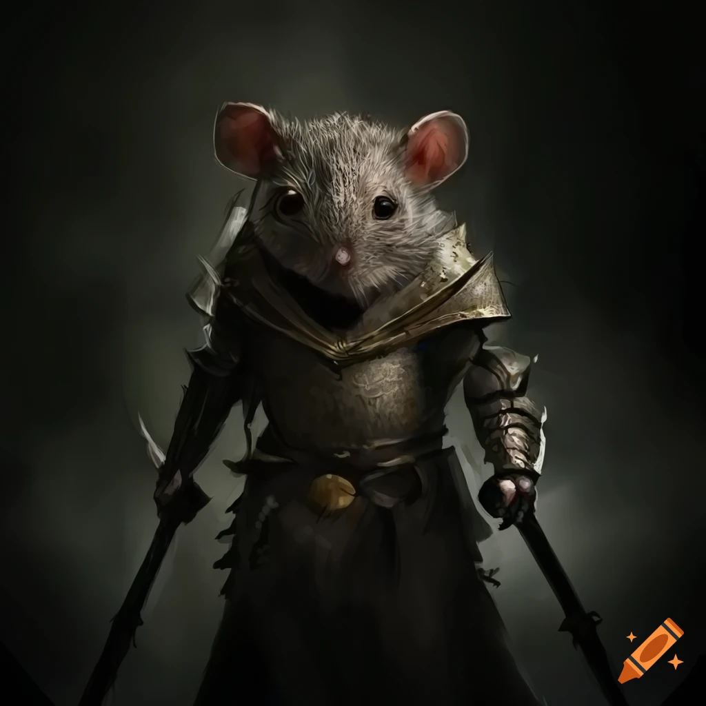 Rat King Wearing a Medieval Robe and Royal Crown in Renaissance Portrait  Digital Art  Art Print for Sale by SourBunnyshop