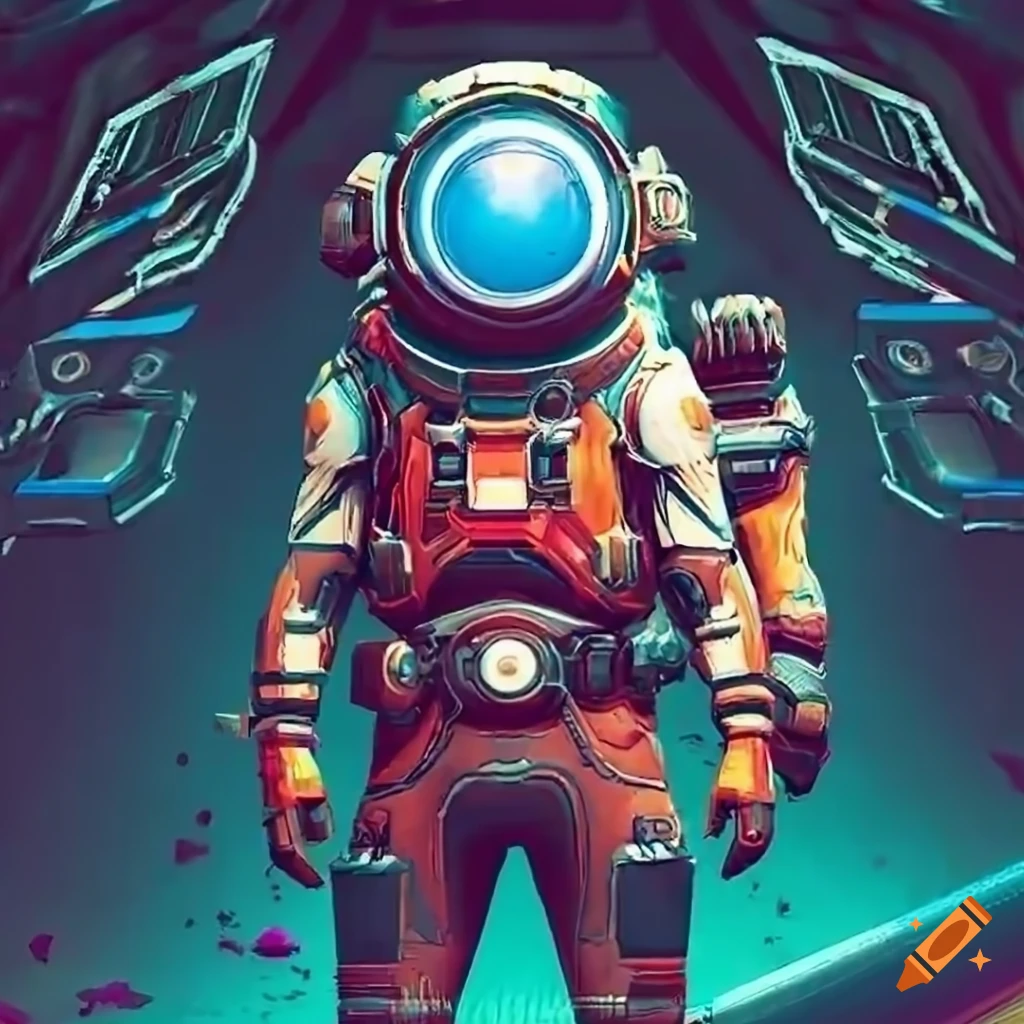 No man's sky logo on Craiyon