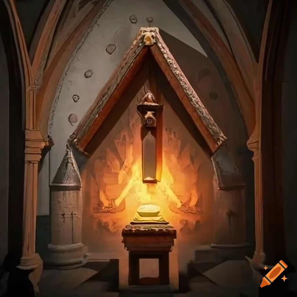 Dungeon carving art in a french architectural style on Craiyon