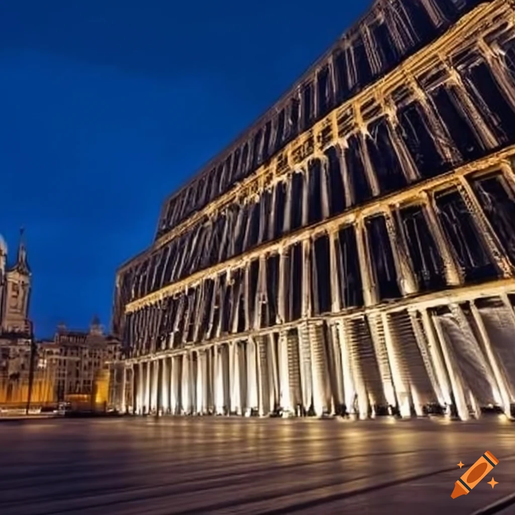 image of a remarkable modern building