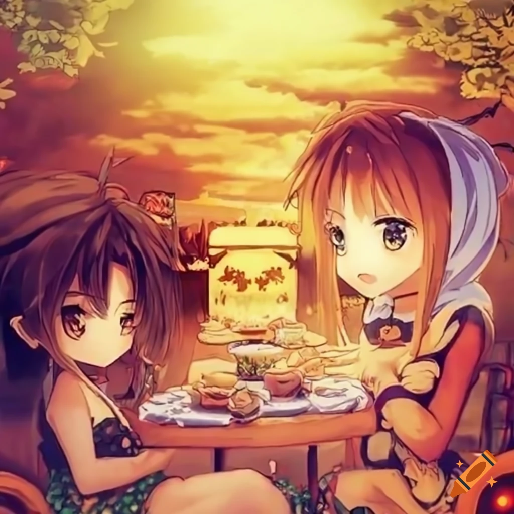 shrine under harvest moon