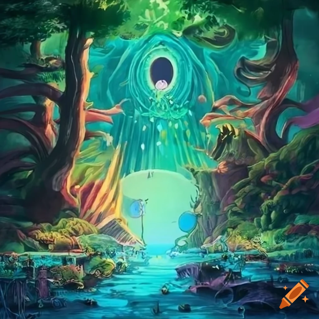 Studio Ghibli-inspired album artwork for Collective Consciousness