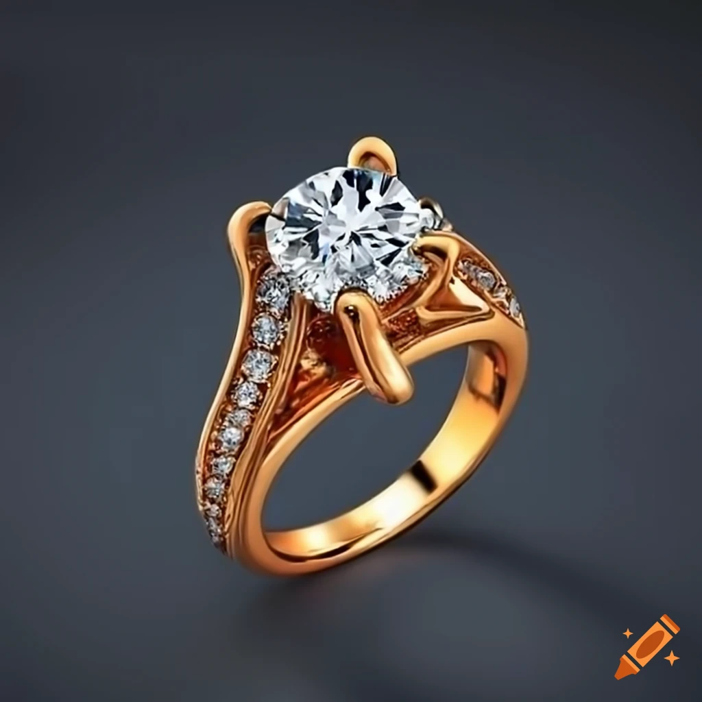 Beautiful 1 Carat Heart Shaped diamond Engagement Ring In 18K Yellow Gold |  Fascinating Diamonds