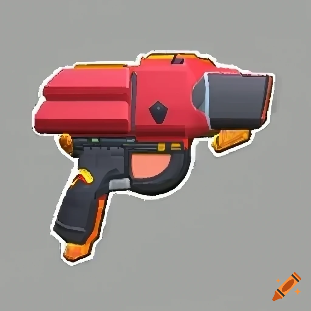 futuristic mecha skin for Colt from Brawl Stars