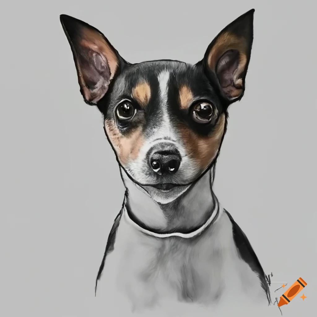 Adorable rat terrier dog