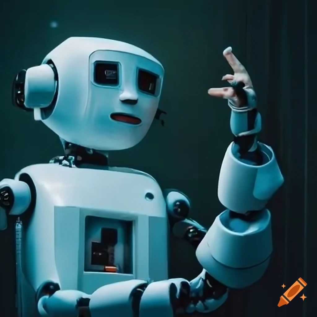 Digital Art Of Relay Multiplayer Text On Bathroom Wall With A Robot Finger