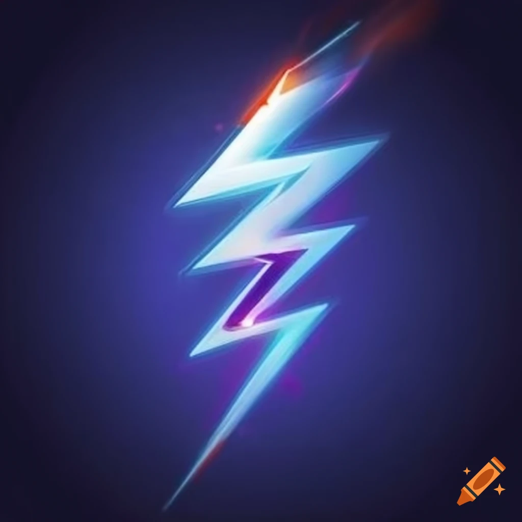 Lightning bolt logo flash thunderbolt icons vector v10