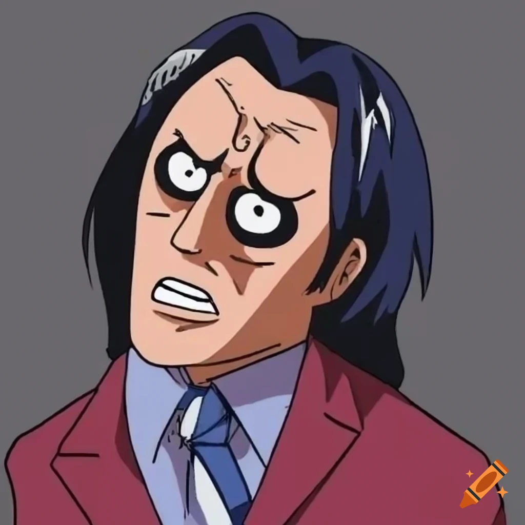 Tommy Wiseau in One Piece anime style